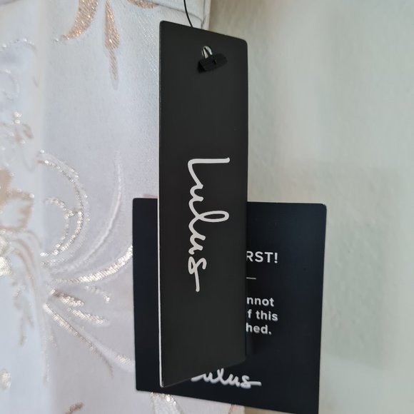 NWT Go with the Glow Metallic Champagne Floral - Picture 5 of 10